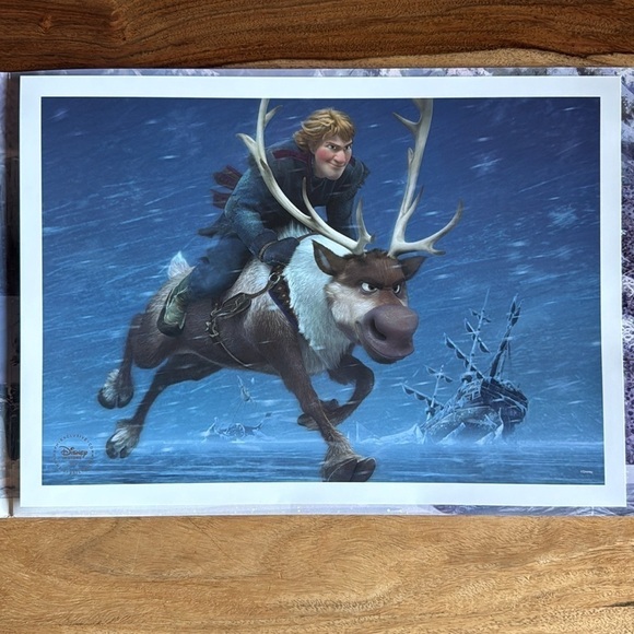 Disney Store Exclusive Commemorative Frozen Lithograph Set - Picture 5 of 6